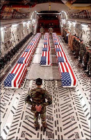 Honorably bringing home those that "Gave the ultimate sacrafice" for their country.
